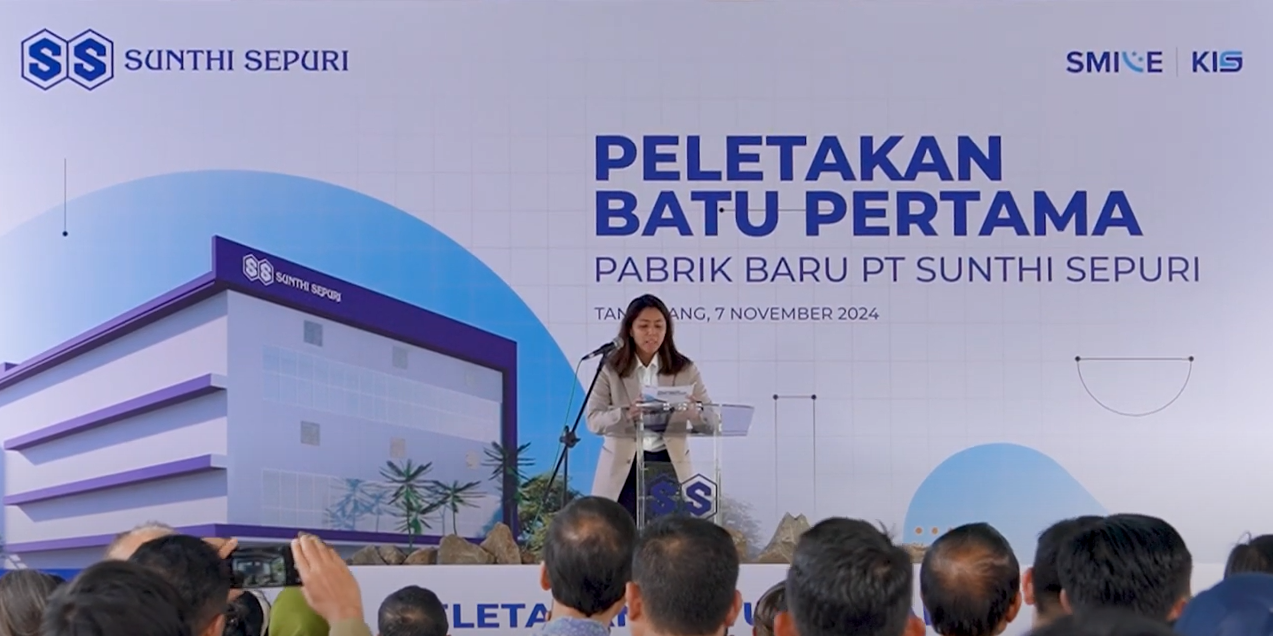 Peletakan Batu Pertama Pabrik Baru PT Sunthi Sepuri